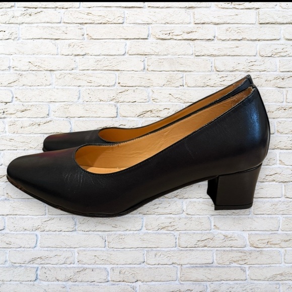 Black Heels From Airline Shoes - Anna H55 Size 35.5 - Flight Attendant - Size 5 - Picture 2 of 7